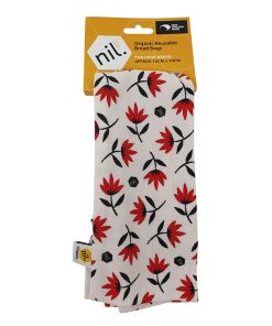 nil Bread Bag Red Flower