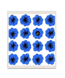 NIL Dishcloth Blue Flower