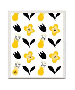 NIL Dishcloth Yellow Flower