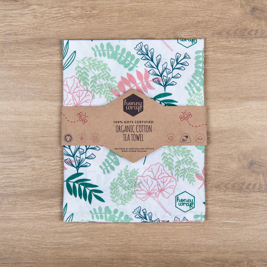 Honeywrap Tea Towel Botanical
